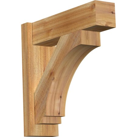 Imperial Block Rough Sawn Outlooker, Western Red Cedar, 6W X 20D X 20H